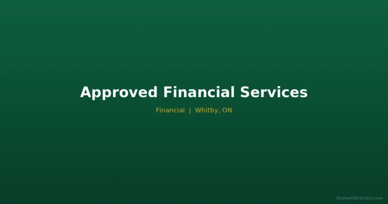 Approved Financial Services - Financial in Whitby