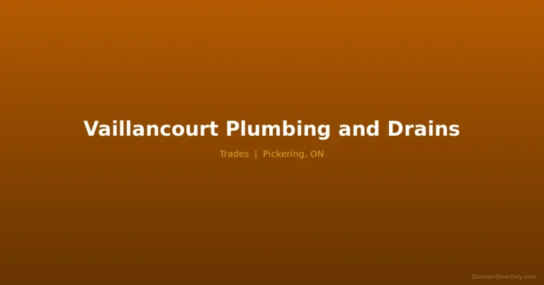 Vaillancourt Plumbing & Drains - Trades in Pickering