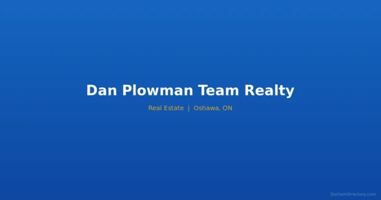 Dan Plowman Team Realty - Real Estate in Oshawa