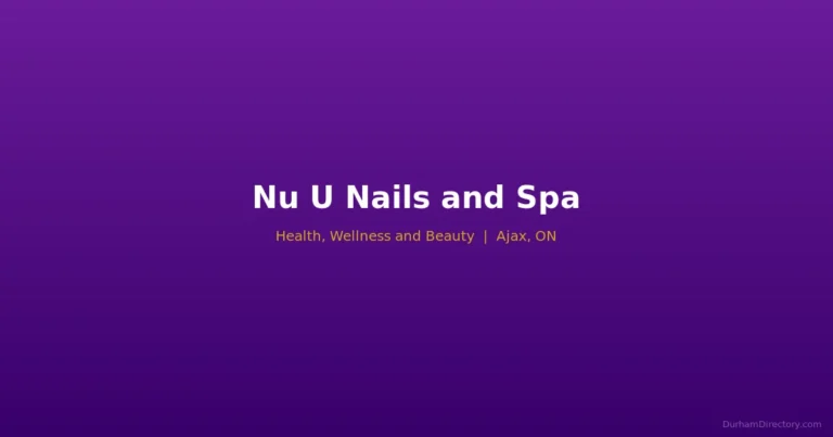 Nu U Nails & Spa - Health, Wellness & Beauty in Ajax