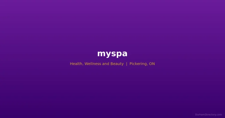 myspa - Health, Wellness & Beauty in Pickering
