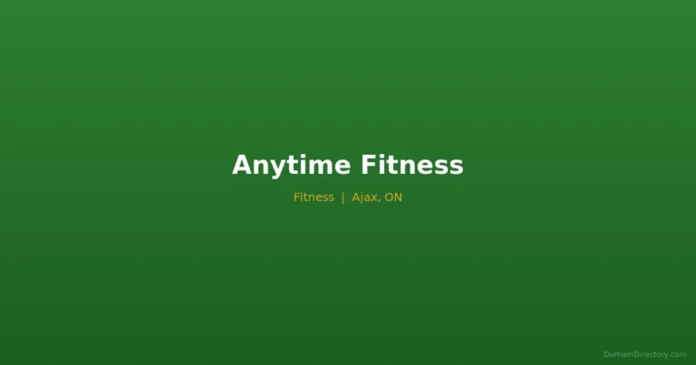 Anytime Fitness - Fitness in Ajax