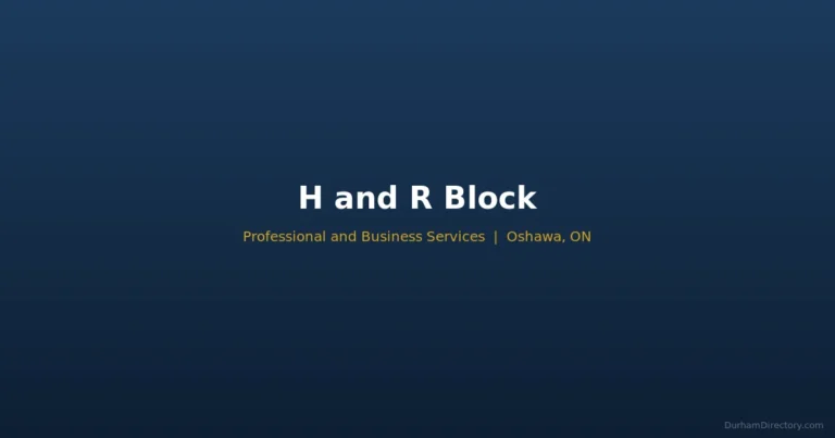 H & R Block - Professional & Business Services in Oshawa
