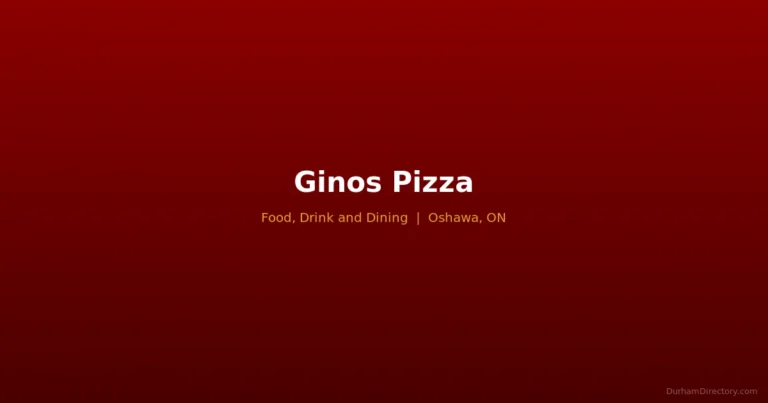 Gino's Pizza - Food, Drink & Dining in Oshawa