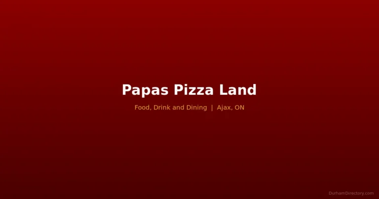 Papa's Pizza Land - Food, Drink & Dining in Ajax