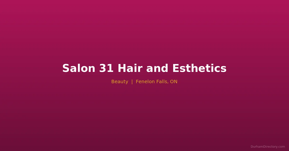 Salon 31 Hair & Esthetics Featured image