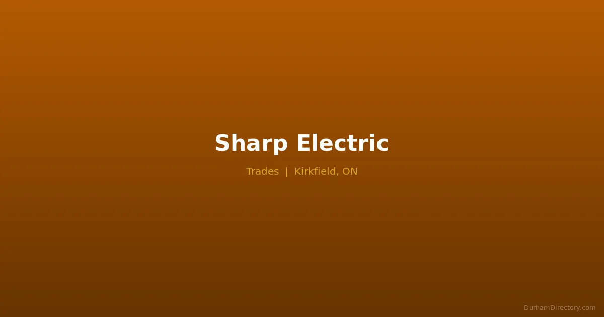 Sharp Electric Featured image