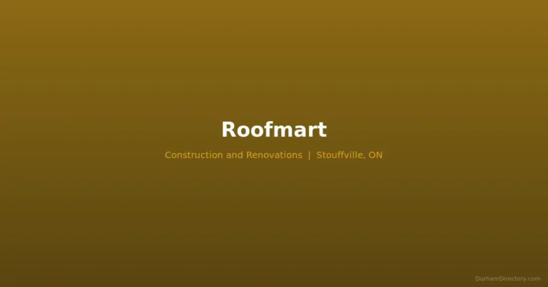 Roofmart - Construction & Renovations in Stouffville