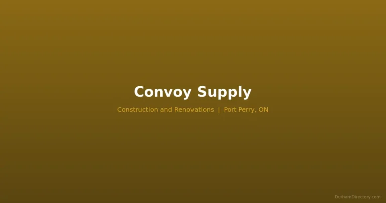 Convoy Supply - Construction & Renovations in Port Perry
