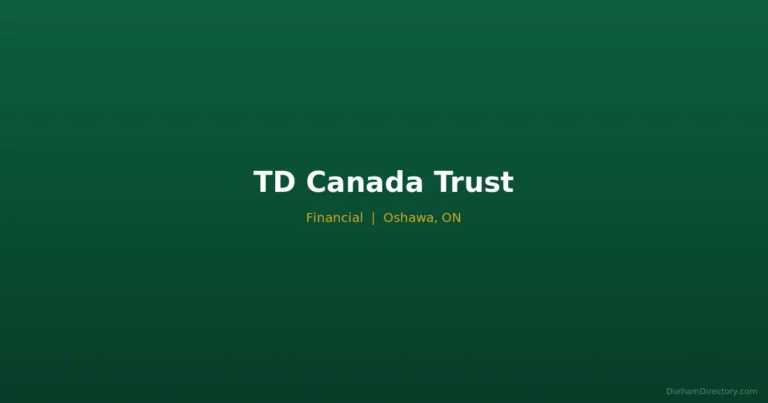 TD Canada Trust - Financial in Oshawa