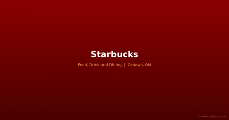 Starbucks - Food, Drink & Dining in Oshawa