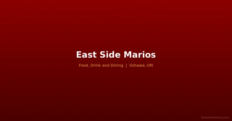 East Side Mario's - Food, Drink & Dining in Oshawa