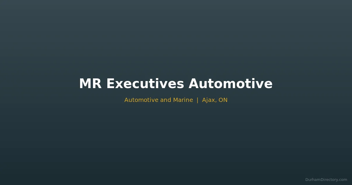 MR Executives Automotive Featured image