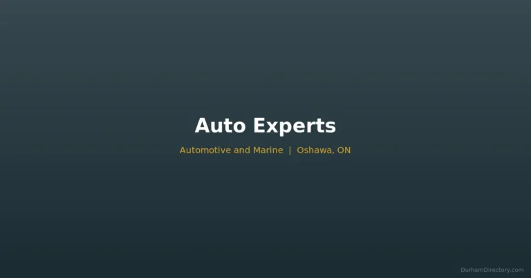 Auto Experts - Automotive & Marine in Oshawa