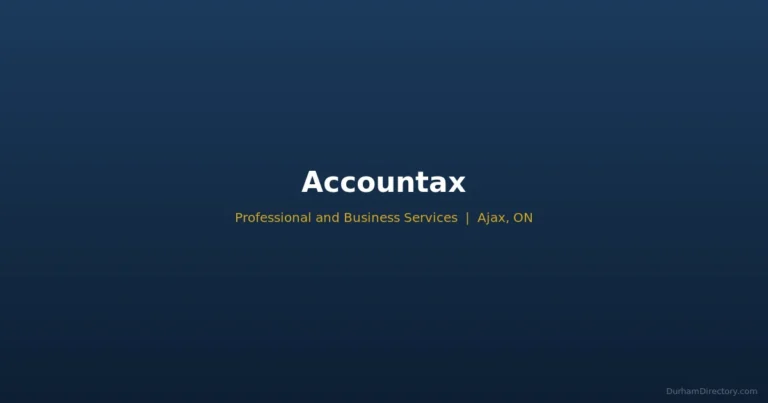 Accountax - Professional & Business Services in Ajax