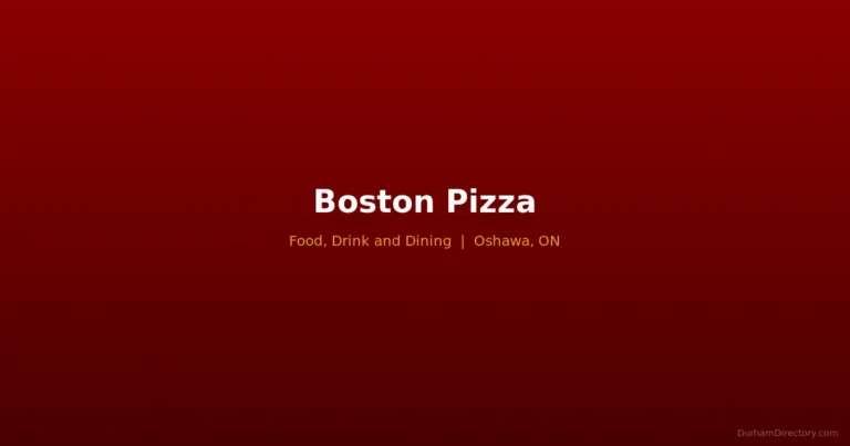 Boston Pizza - Food, Drink & Dining in Oshawa