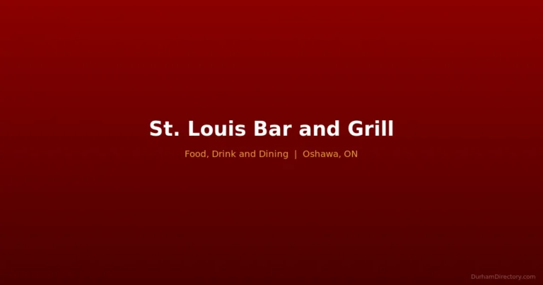 St. Louis Bar & Grill - Food, Drink & Dining in Oshawa
