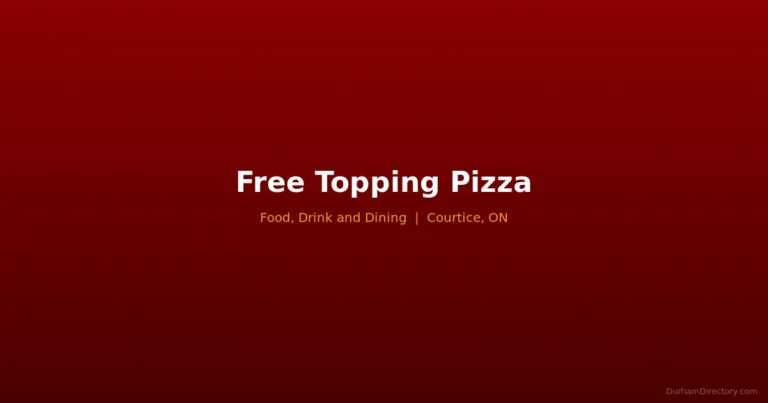 Free Topping Pizza - Food, Drink & Dining in Courtice