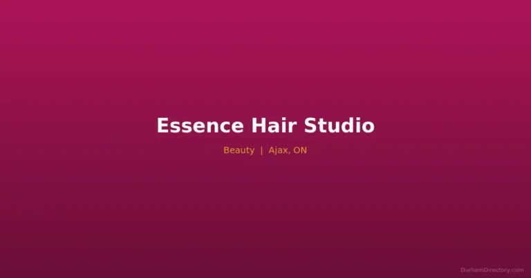 Essence Hair Studio - Beauty in Ajax