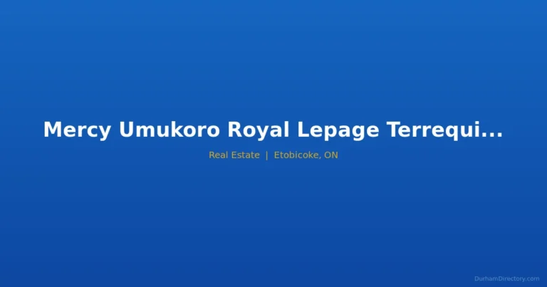 Mercy Umukoro Royal Lepage Terrequity Brokerage - Real Estate in Etobicoke