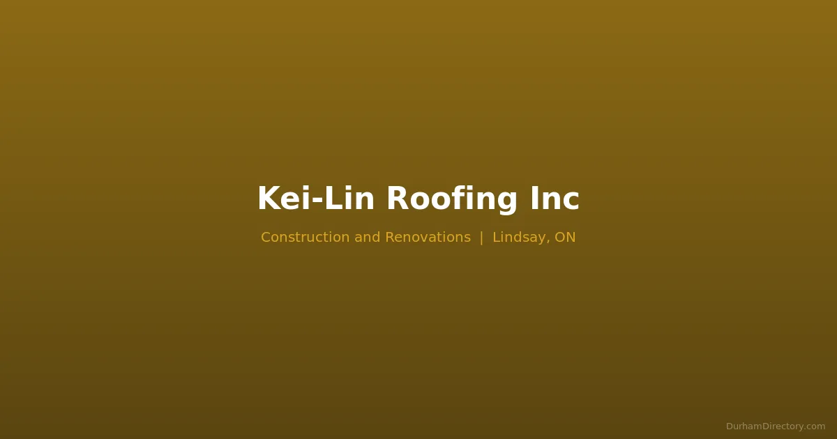 Kei-Lin Roofing Inc Featured image