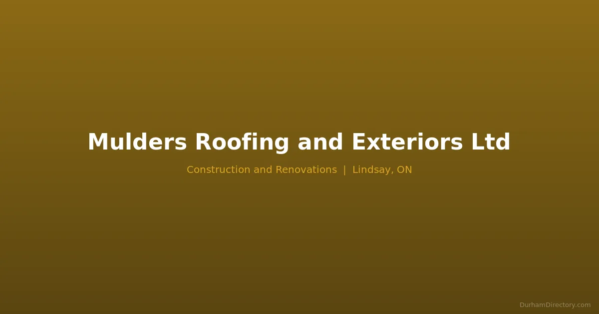 Mulder's Roofing & Exteriors Ltd Featured image