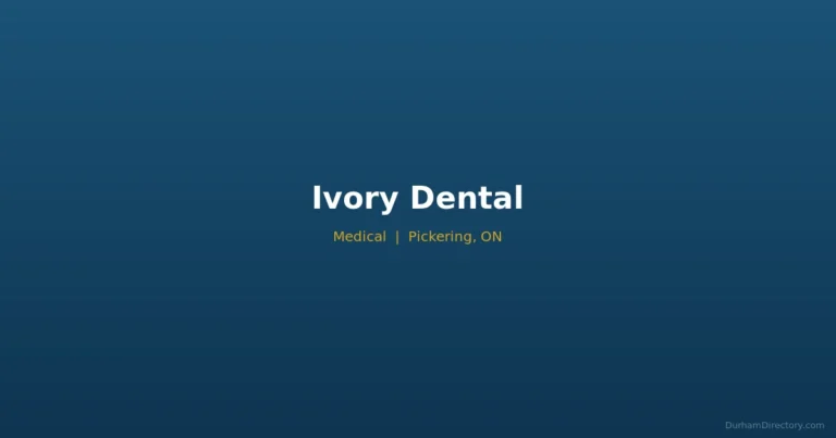 Ivory Dental - Medical in Pickering