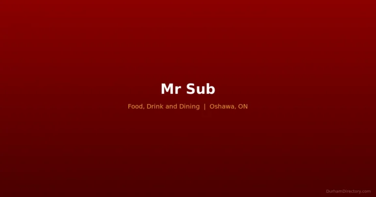 Mr Sub - Food, Drink & Dining in Oshawa