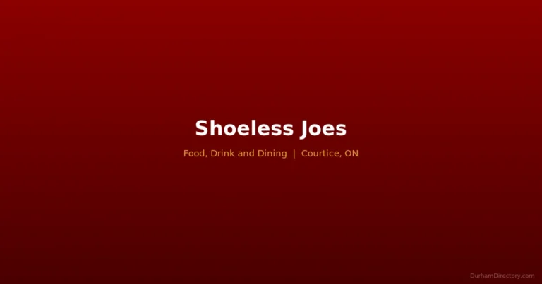 Shoeless Joe's - Food, Drink & Dining in Courtice