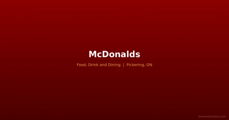 McDonald's - Food, Drink & Dining in Pickering