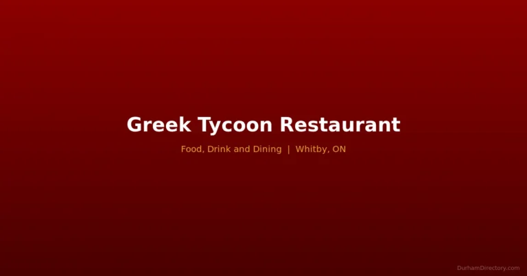 Greek Tycoon Restaurant - Food, Drink & Dining in Whitby