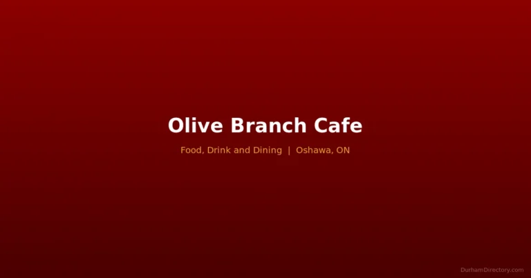 Olive Branch Cafe - Food, Drink & Dining in Oshawa