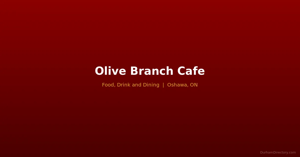 Olive Branch Cafe Featured image
