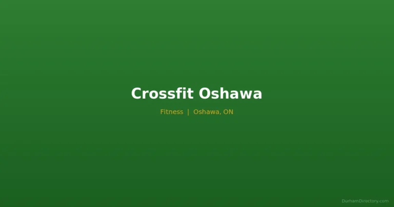 Crossfit Oshawa - Fitness in Oshawa