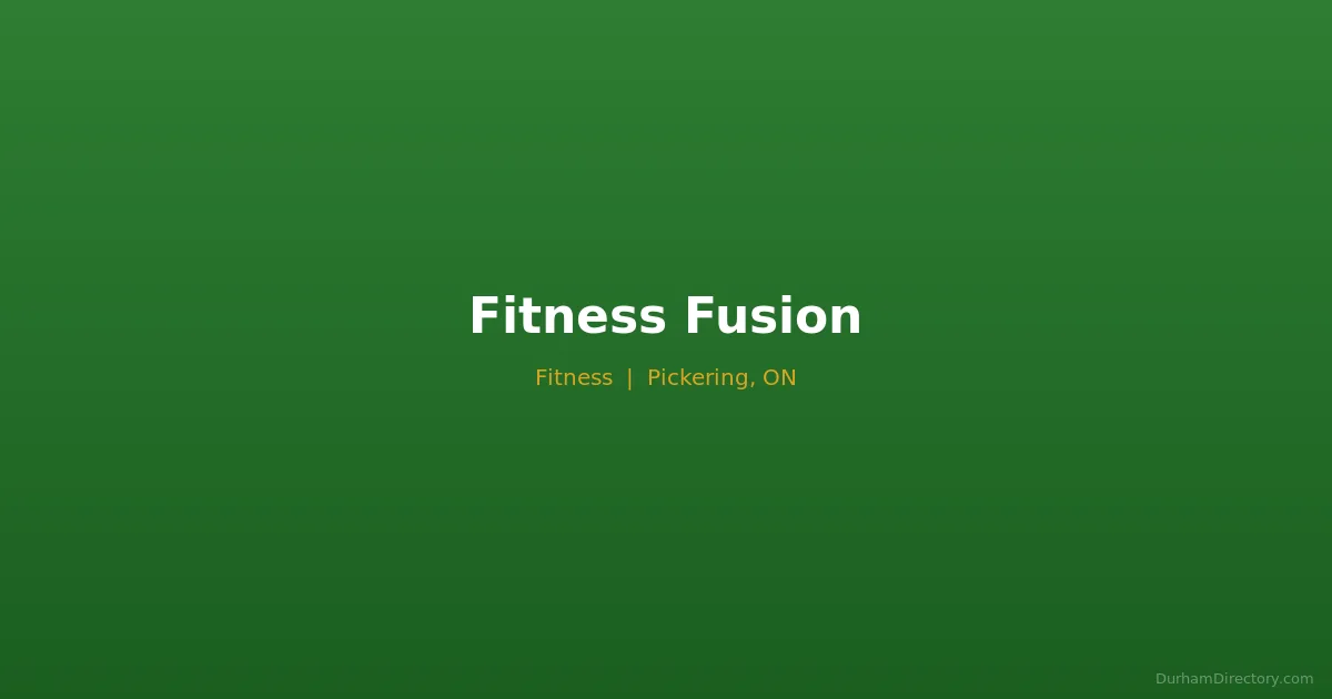 Fitness Fusion Featured image