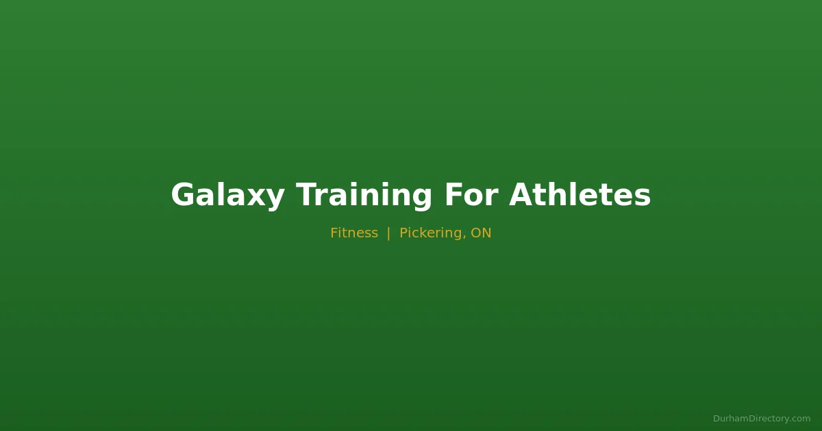 Galaxy Training For Athletes Featured image