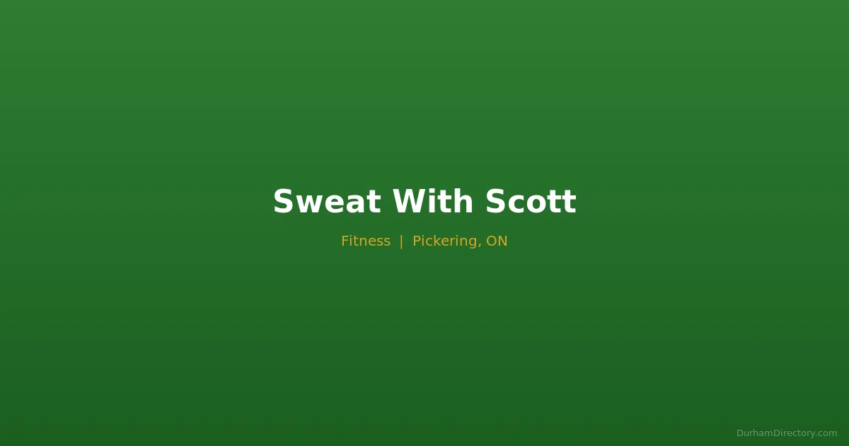 Sweat With Scott Featured image