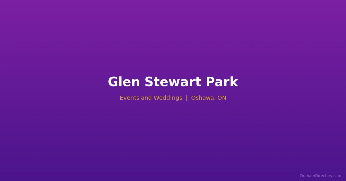 Glen Stewart Park Featured image