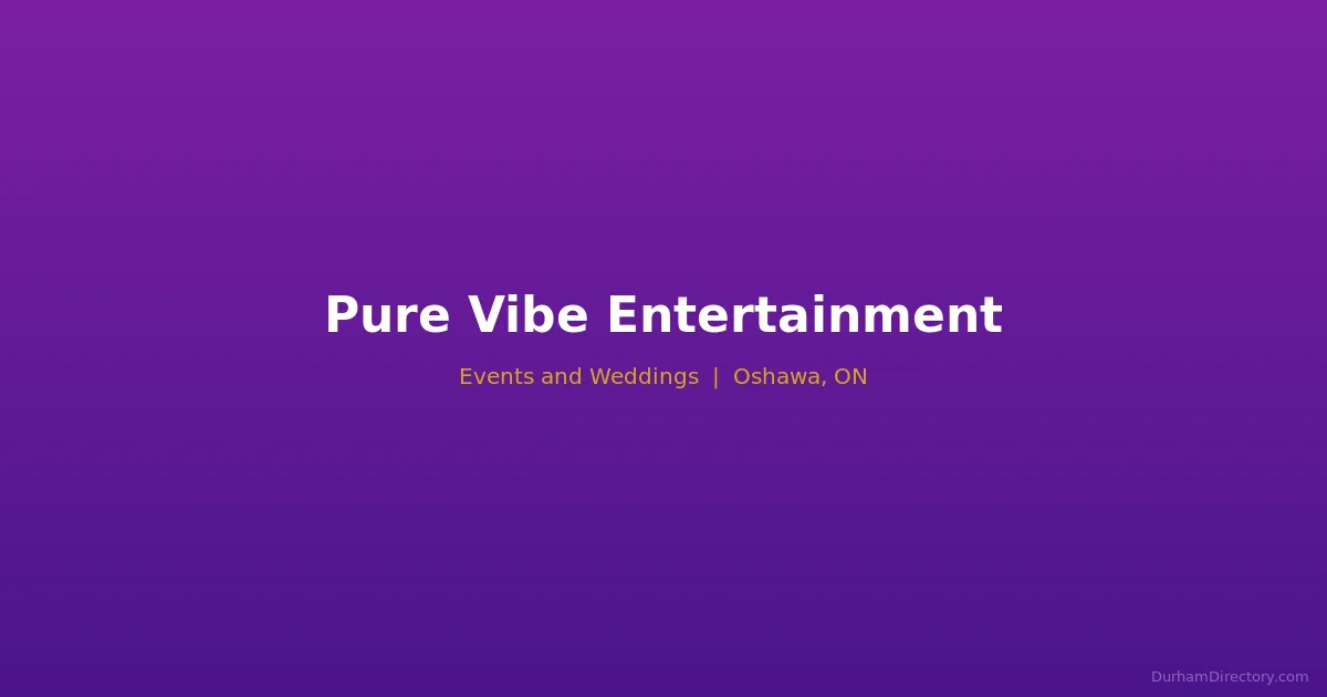 Pure Vibe Entertainment Featured image