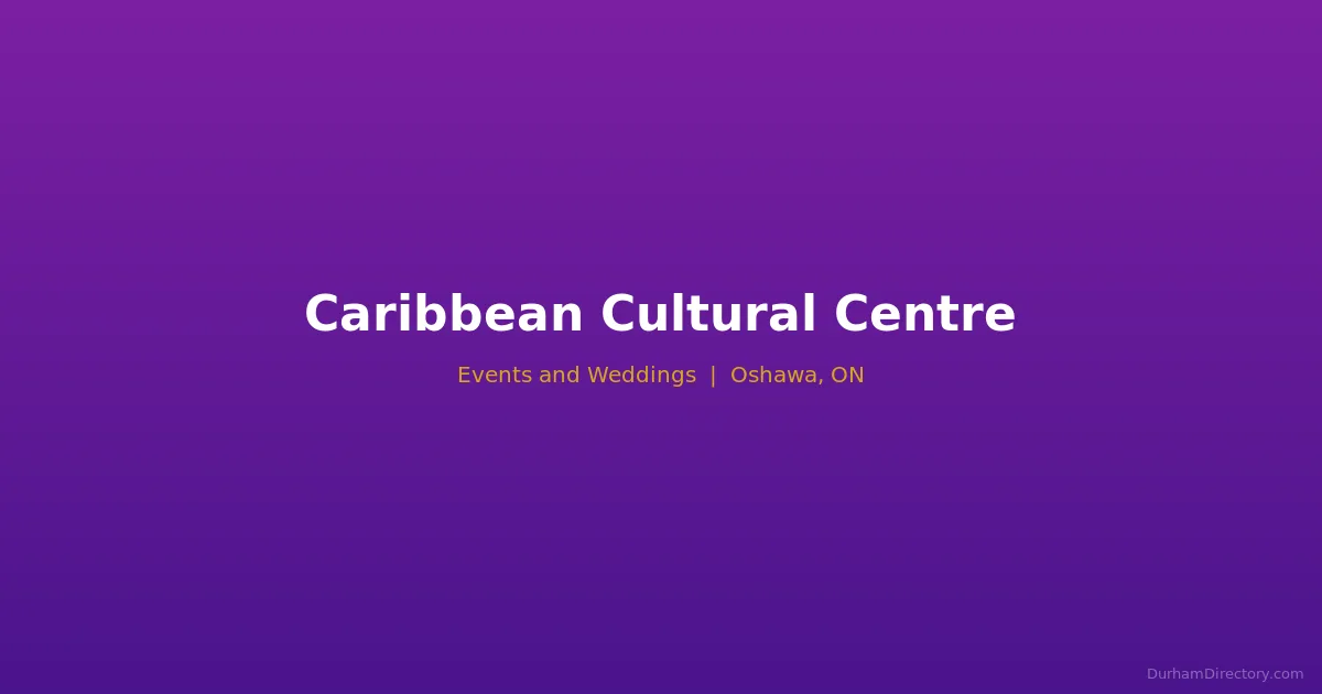 Caribbean Cultural Centre Featured image