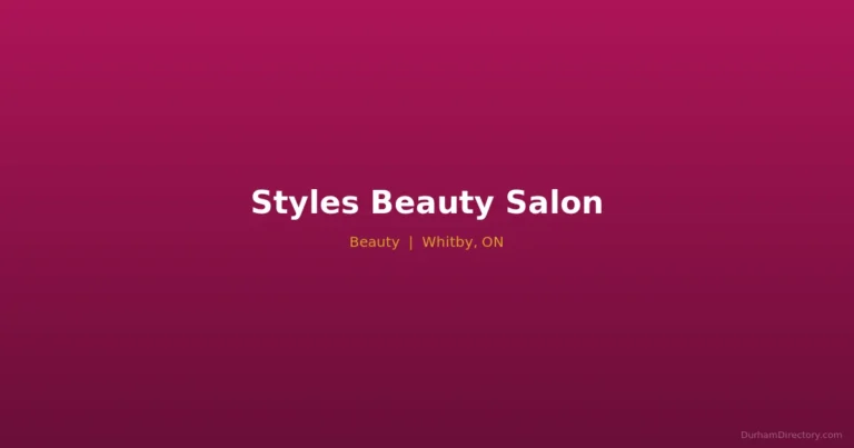Styles Beauty Salon - Beauty in Whitby