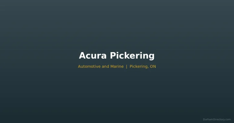 Acura Pickering - Automotive & Marine in Pickering