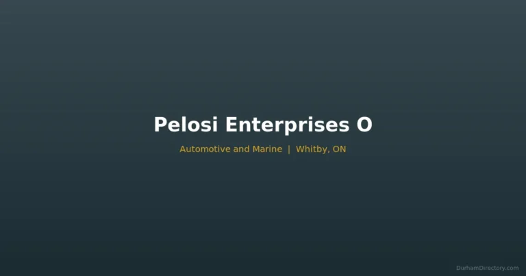 Pelosi Enterprise's O - Automotive & Marine in Whitby
