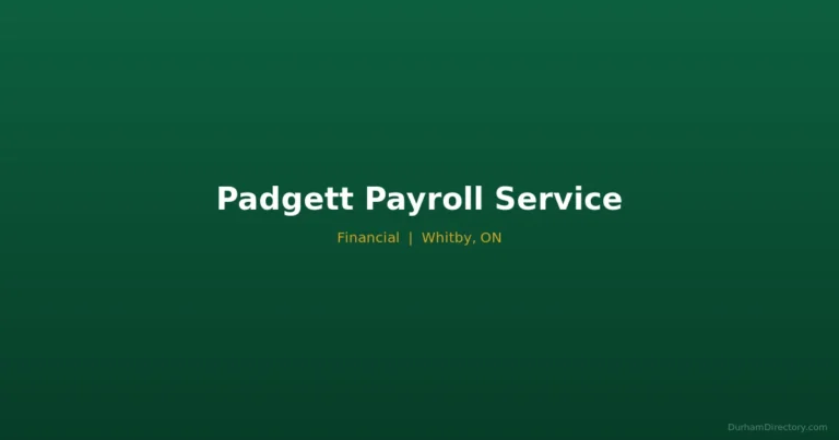 Padgett Payroll Service - Financial in Whitby