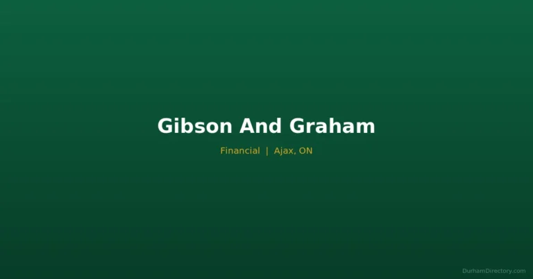 Gibson And Graham - Financial in Ajax