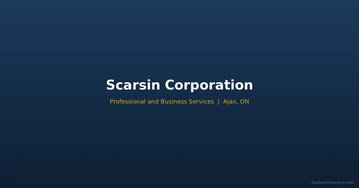 Scarsin Corporation Featured image