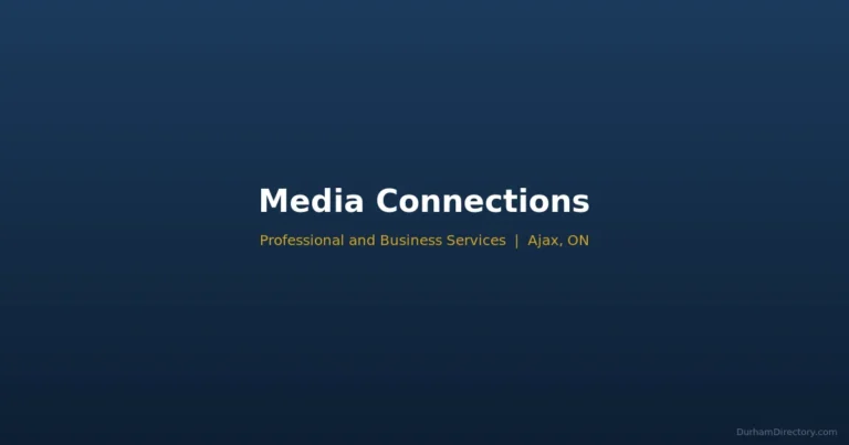 Media Connections - Professional & Business Services in Ajax