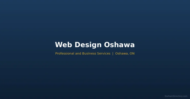 Web Design Oshawa - Professional & Business Services in Oshawa