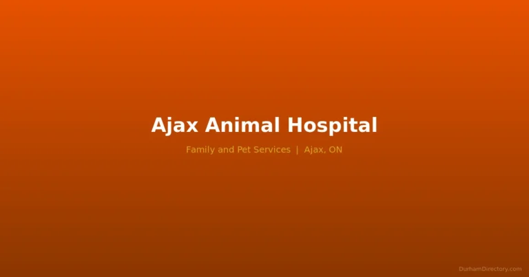 Ajax Animal Hospital - Family & Pet Services in Ajax