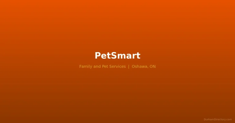 PetSmart - Family & Pet Services in Oshawa